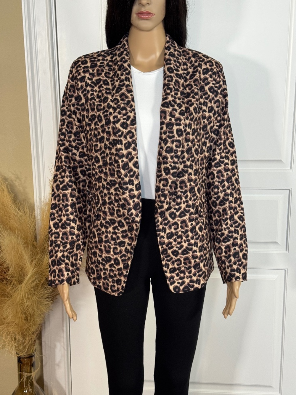LEOPARD PRINT WOMEN'S BLAZER
